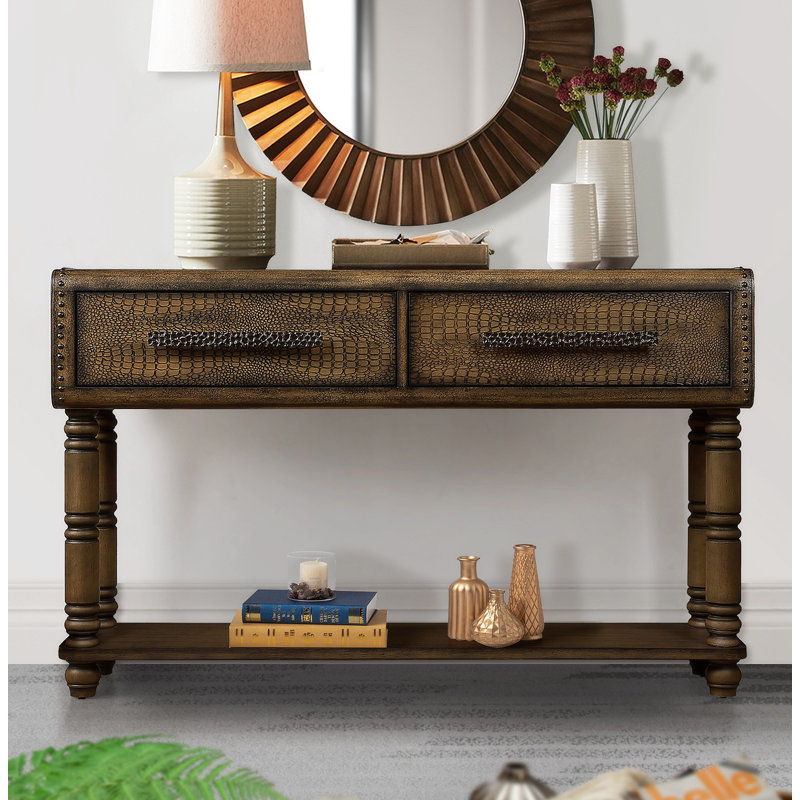 Alcott Hill® Celines 54.13" Retro Console Table, Console Table With ...